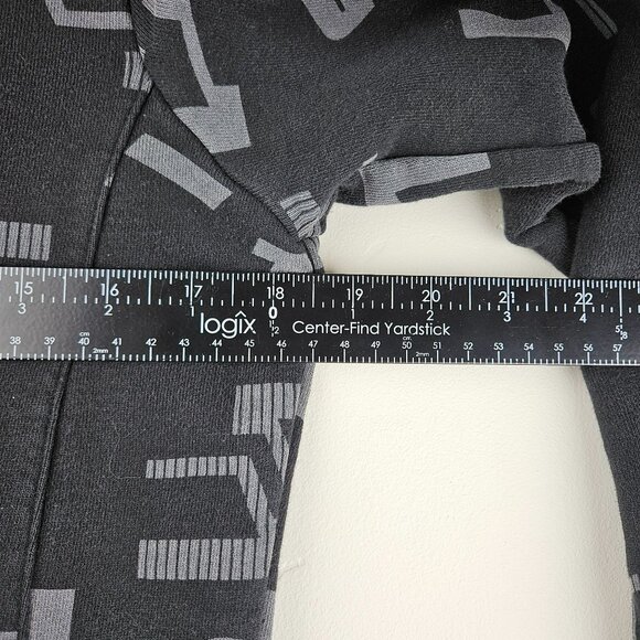 CLRIDE.n Mens S Hoodie Black All Over Print 85 - Picture 6 of 13